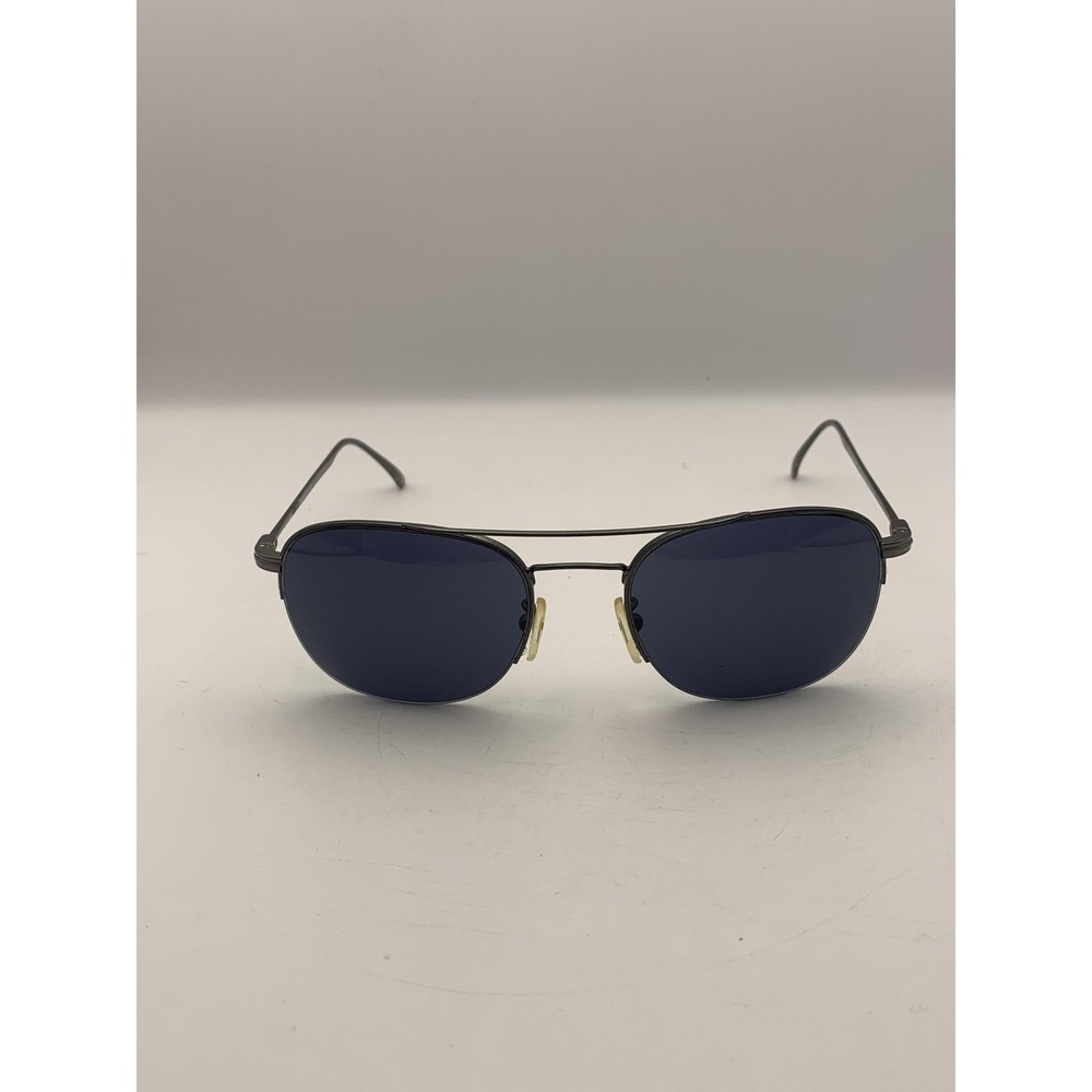 Gucci Sunglasses Mens Gray Aviator Metal Blue Lens GG 1624/S 7VB 53□20